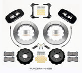15-21 Ford Mustang Wilwood 140-13886 AERO6 Big Brake Front Brake Kit